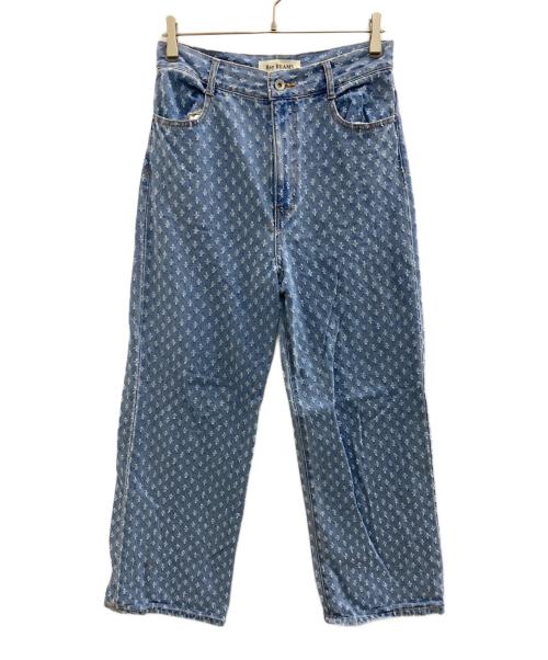 RAY BEAMS（レイ ビームス）RAY BEAMS (レイ ビームス) ジャカード デニムパンツ インディゴ サイズ:SIZE 1の古着・服飾アイテム