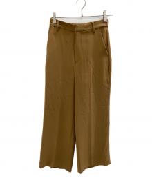 Plage（プラージュ）の古着「washable straight Pants」｜ブラウン