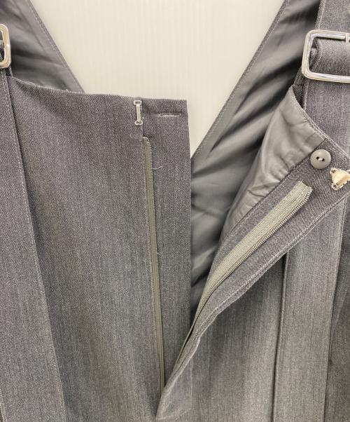 Mystrada（マイストラーダ）Mystrada (マイストラーダ) 2WAYストレートジャンスカ グレー サイズ:SIZE 38の古着・服飾アイテム