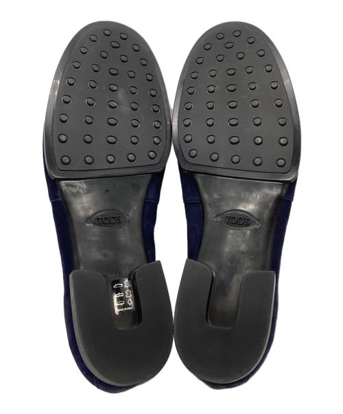 TOD'S（トッズ）TOD'S (トッズ) スウェードローファー ネイビー サイズ:10の古着・服飾アイテム