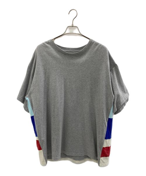 FACETASM（ファセッタズム）FACETASM (ファセッタズム) 星条旗 オーバーサイズTEE グレー サイズ:00の古着・服飾アイテム