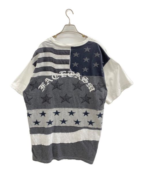 FACETASM（ファセッタズム）FACETASM (ファセッタズム) 星条旗 オーバーサイズTEE ホワイト サイズ:Fの古着・服飾アイテム