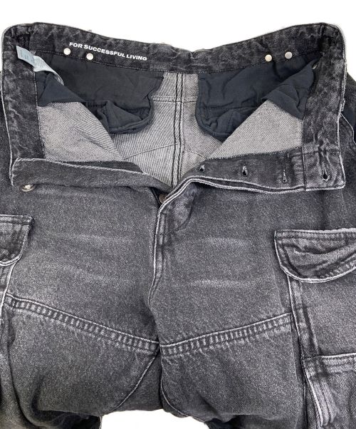 DIESEL（ディーゼル）DIESEL (ディーゼル) D-FISH/カーゴデニムパンツ 0HLAA ブラック サイズ:W31の古着・服飾アイテム