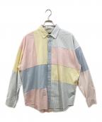 GAP×PALACEギャップ×パレス）の古着「Oxford Drop Shoulder Loose Fit Shirt」｜ブルー×ピンク
