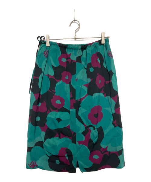 DRIES VAN NOTEN（ドリスヴァンノッテン）DRIES VAN NOTEN (ドリスヴァンノッテン) SCOTTA 1044 スカート グリーン サイズ:SIZE36の古着・服飾アイテム