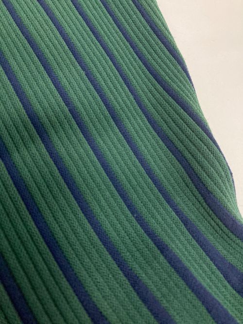 Diagram（ダイアグラム）Diagram (ダイアグラム) バイカラーニットワンピース ネイビー サイズ:36の古着・服飾アイテム