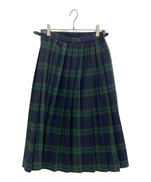 O'NEIL OF DUBLIN（オニールオブダブリン）O'NEIL OF DUBLIN (オニールオブダブリン) ラップスカート グリーン サイズ:38の古着・服飾アイテム