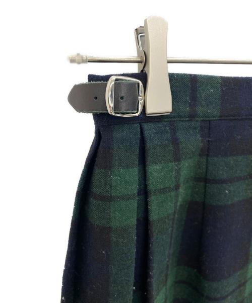 O'NEIL OF DUBLIN（オニールオブダブリン）O'NEIL OF DUBLIN (オニールオブダブリン) ラップスカート グリーン サイズ:38の古着・服飾アイテム
