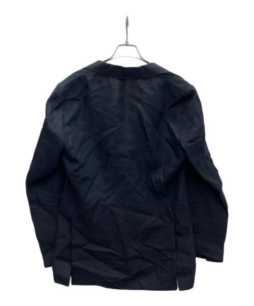 BEAMS F（ビームスエフ）BEAMS F (ビームスエフ) NEW EASY リネン ソリッド ジャケット ネイビー サイズ:SIZE50の古着・服飾アイテム