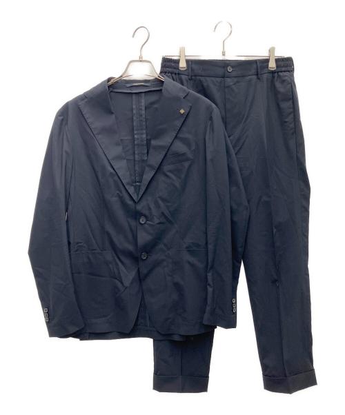 TAGLIATORE（タリアトーレ）TAGLIATORE (タリアトーレ) ストレッチ ウール 2B スーツ ネイビー サイズ:SIZE48の古着・服飾アイテム
