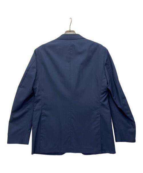 GianFranco Bommezzadri（ジャンフランコ ボメザドリ）Gianfranco Bommezzadri (ジャンフランコ ボメザドリ) ウールトロピカルソリッド3B1プリーツスーツ ネイビー サイズ:50の古着・服飾アイテム