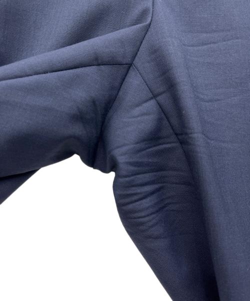 GianFranco Bommezzadri（ジャンフランコ ボメザドリ）Gianfranco Bommezzadri (ジャンフランコ ボメザドリ) ウールトロピカルソリッド3B1プリーツスーツ ネイビー サイズ:50の古着・服飾アイテム