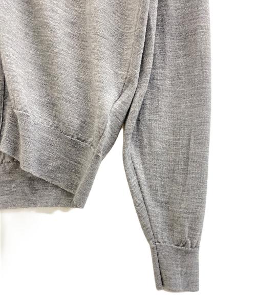 JOHN SMEDLEY（ジョンスメドレー）JOHN SMEDLEY (ジョンスメドレー) ウールニットカーディガン グレー サイズ:Mの古着・服飾アイテム