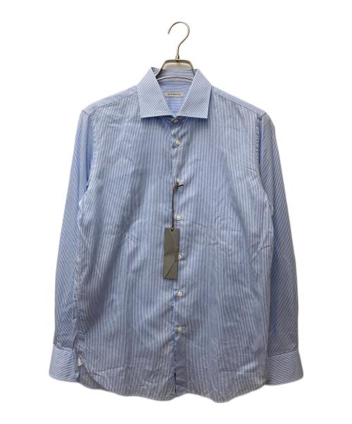 GUY ROVER（ギローバー）GUY ROVER (ギローバー) ストライプシャツ 3350W2530 ブルー×ホワイト サイズ:41の古着・服飾アイテム