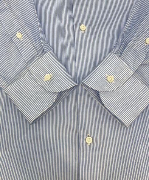 GUY ROVER（ギローバー）GUY ROVER (ギローバー) ストライプシャツ 3350W2530 ブルー×ホワイト サイズ:41の古着・服飾アイテム