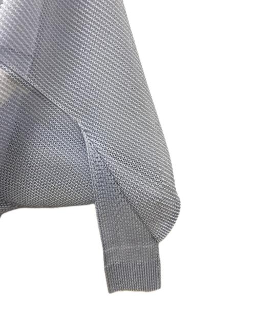 PLEATS PLEASE（プリーツプリーズ）PLEATS PLEASE (プリーツプリーズ) メッシュカーディガン スカイブルー サイズ:-の古着・服飾アイテム