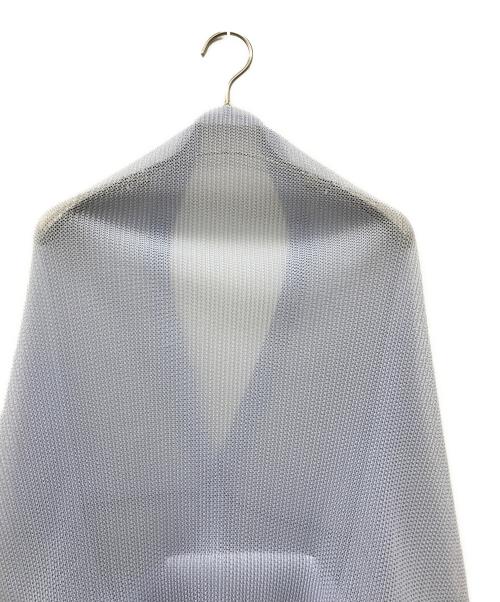 PLEATS PLEASE（プリーツプリーズ）PLEATS PLEASE (プリーツプリーズ) メッシュカーディガン スカイブルー サイズ:-の古着・服飾アイテム