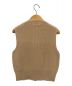 CLANE (クラネ) ZIP COMPACT KNIT VEST ベージュ サイズ:1：7000円