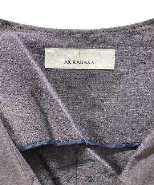 AKIRA NAKA（アキラナカ）AKIRA NAKA (アキラナカ) Consuelo ベルテッド ノースリーブ シャツ グレー サイズ:1の古着・服飾アイテム