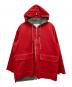 CAMIEL FORTGENS（カミエルフォートヘンス）の古着「HOODED RAIN JACKET REVERSIBLE」｜レッド×オリーブ