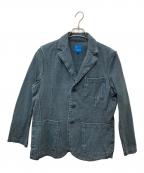 good onグッドオン）の古着「ヘビージャージーテーラージャケット」｜ブルー