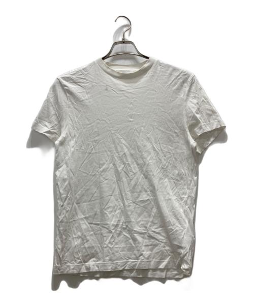 PRADA（プラダ）PRADA (プラダ) バックトライアングルTシャツ ブラウン サイズ:Ｓの古着・服飾アイテム