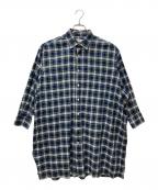 INDIVIDUALIZED SHIRTSインディビジュアライズドシャツ）の古着「ボタンダウンネルチェックシャツ」｜グリーン