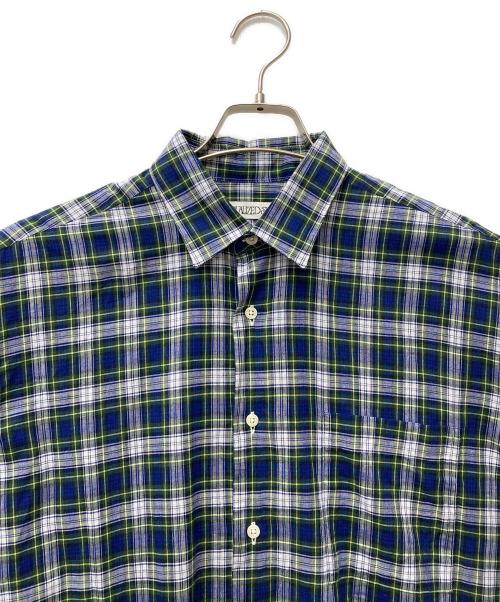 INDIVIDUALIZED SHIRTS（インディビジュアライズドシャツ）INDIVIDUALIZED SHIRTS (インディビジュアライズドシャツ) ボタンダウンネルチェックシャツ グリーン サイズ:表記無しの古着・服飾アイテム