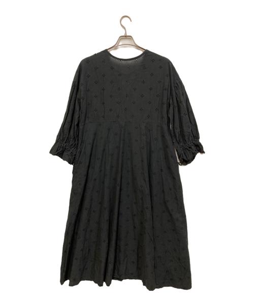 freada（フリーダ）freada (フリーダ) バックレース半袖ワンピース ブラック サイズ:FREEの古着・服飾アイテム