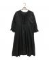 freada（フリーダ）の古着「バックレース半袖ワンピース」｜ブラック