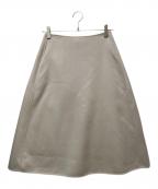 'S Max Maraエスマックスマーラ）の古着「ウールアンゴラフレアスカート　910606936」｜ベージュ