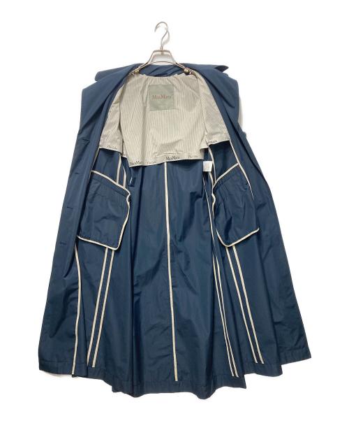 MaxMara（マックスマーラ）MaxMara (マックスマーラ) トレンチコート ネイビー サイズ:34の古着・服飾アイテム
