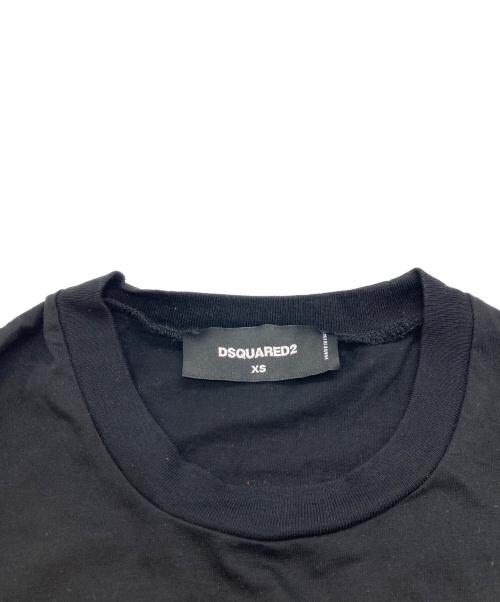 DSQUARED2（ディースクエアード）DSQUARED2 (ディースクエアード) Leaf Graphic T-shirt ブラック サイズ:XSの古着・服飾アイテム
