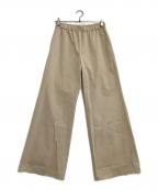 EVERYDAY I LIKE.エヴリデイ アイ ライク）の古着「コットンナイロンストレートワークパンツ」｜ベージュ