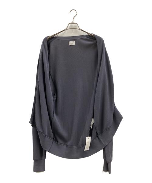Yonetomi（ヨネトミ）yonetomi (ヨネトミ) ギマコットン カーディガン グレー サイズ:３ 未使用品の古着・服飾アイテム