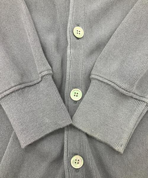 Yonetomi（ヨネトミ）yonetomi (ヨネトミ) ギマコットン カーディガン グレー サイズ:３ 未使用品の古着・服飾アイテム