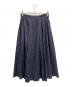 YANUK（ヤヌーク）の古着「タックフレアスカート」｜インディゴ