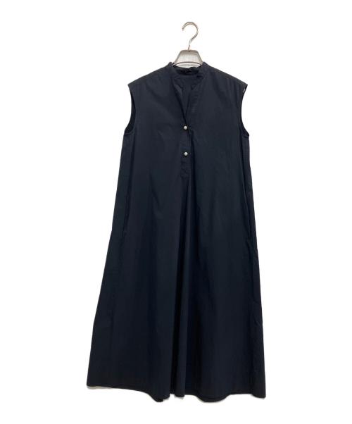 martinique（マルティニーク）martinique (マルティニーク) パールスキッパーノースリワンピース ネイビー サイズ:Freeの古着・服飾アイテム