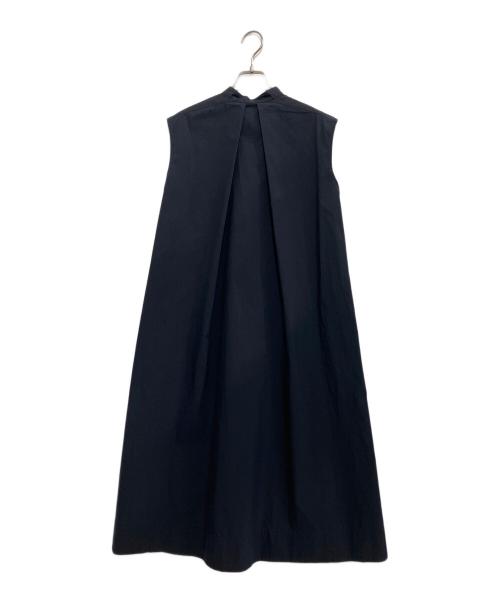 martinique（マルティニーク）martinique (マルティニーク) パールスキッパーノースリワンピース ネイビー サイズ:Freeの古着・服飾アイテム