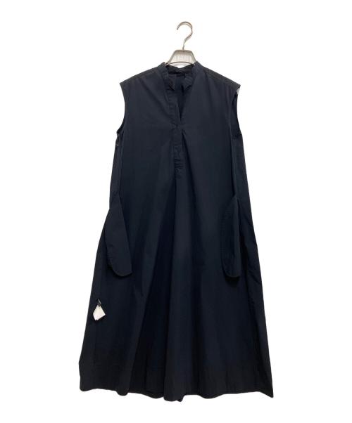 martinique（マルティニーク）martinique (マルティニーク) パールスキッパーノースリワンピース ネイビー サイズ:Freeの古着・服飾アイテム