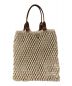 MAISON N.H PARIS (メゾン・エヌ・アッシュ・パリ) GOA メッシュバッグ アイボリー サイズ:-：2500円