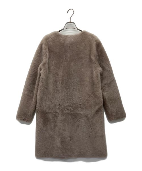 TARA JARMON（タラジャーモン）TARA JARMON (タラジャーモン) ムートンコート ブラウン サイズ:Mの古着・服飾アイテム