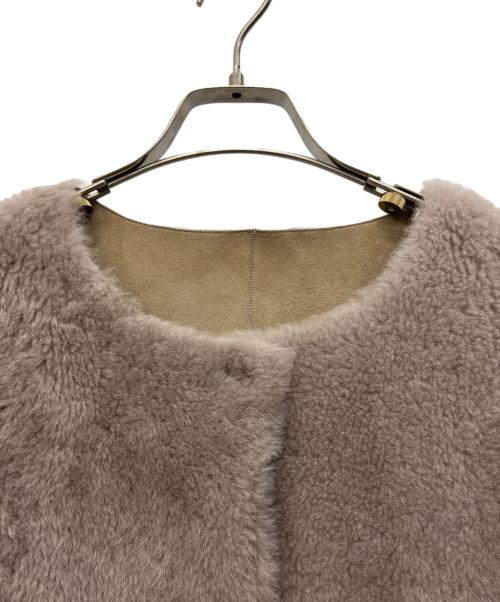 TARA JARMON（タラジャーモン）TARA JARMON (タラジャーモン) ムートンコート ブラウン サイズ:Mの古着・服飾アイテム