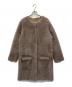 TARA JARMON（タラジャーモン）の古着「ムートンコート」｜ブラウン