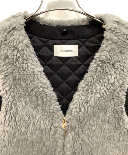 THE RERACS（ザ リラクス）THE RERACS (ザ リラクス) ボアライナーベスト グレー サイズ:フリーの古着・服飾アイテム