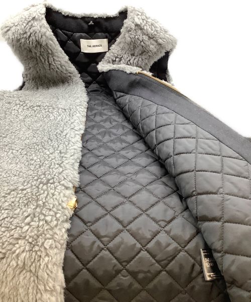 THE RERACS（ザ リラクス）THE RERACS (ザ リラクス) ボアライナーベスト グレー サイズ:フリーの古着・服飾アイテム