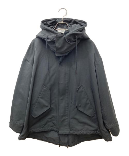 THE RERACS（ザ リラクス）THE RERACS (ザ リラクス) ドロップショルダー モッズコート 2　23SS-RECT-310L-UASP-J ブラック サイズ:38の古着・服飾アイテム