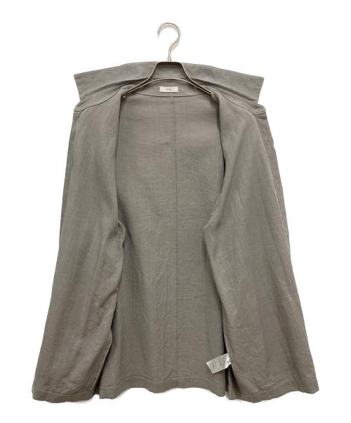 ATON（エイトン）ATON (エイトン) KYOTO TSURIZOME LINEN SHIRT JACKET グレー サイズ:6の古着・服飾アイテム