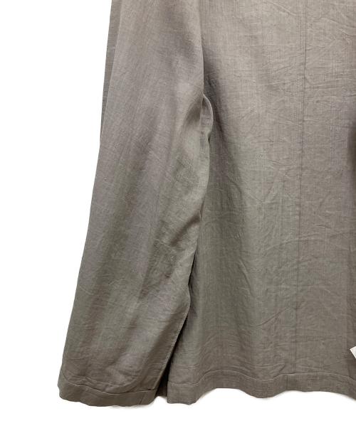 ATON（エイトン）ATON (エイトン) KYOTO TSURIZOME LINEN SHIRT JACKET グレー サイズ:6の古着・服飾アイテム