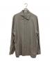 ATON（エイトン）の古着「KYOTO TSURIZOME LINEN SHIRT JACKET」｜グレー